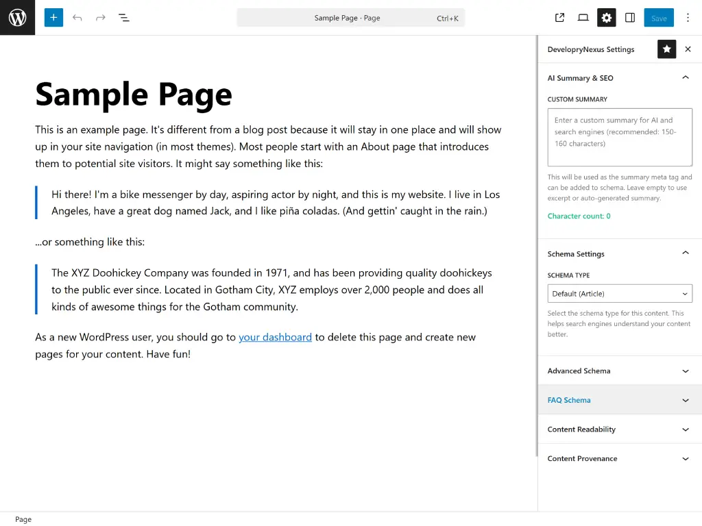 Feature Screenshot Image